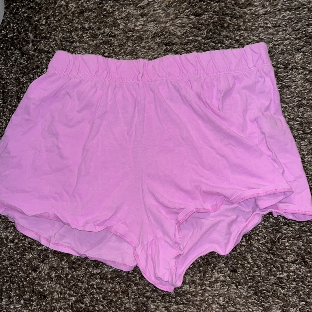 Pink Wild Flower Shorts